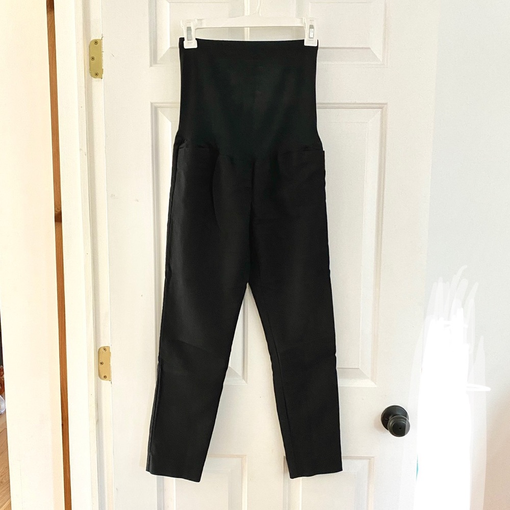 Pregnancy maternity pants petite black